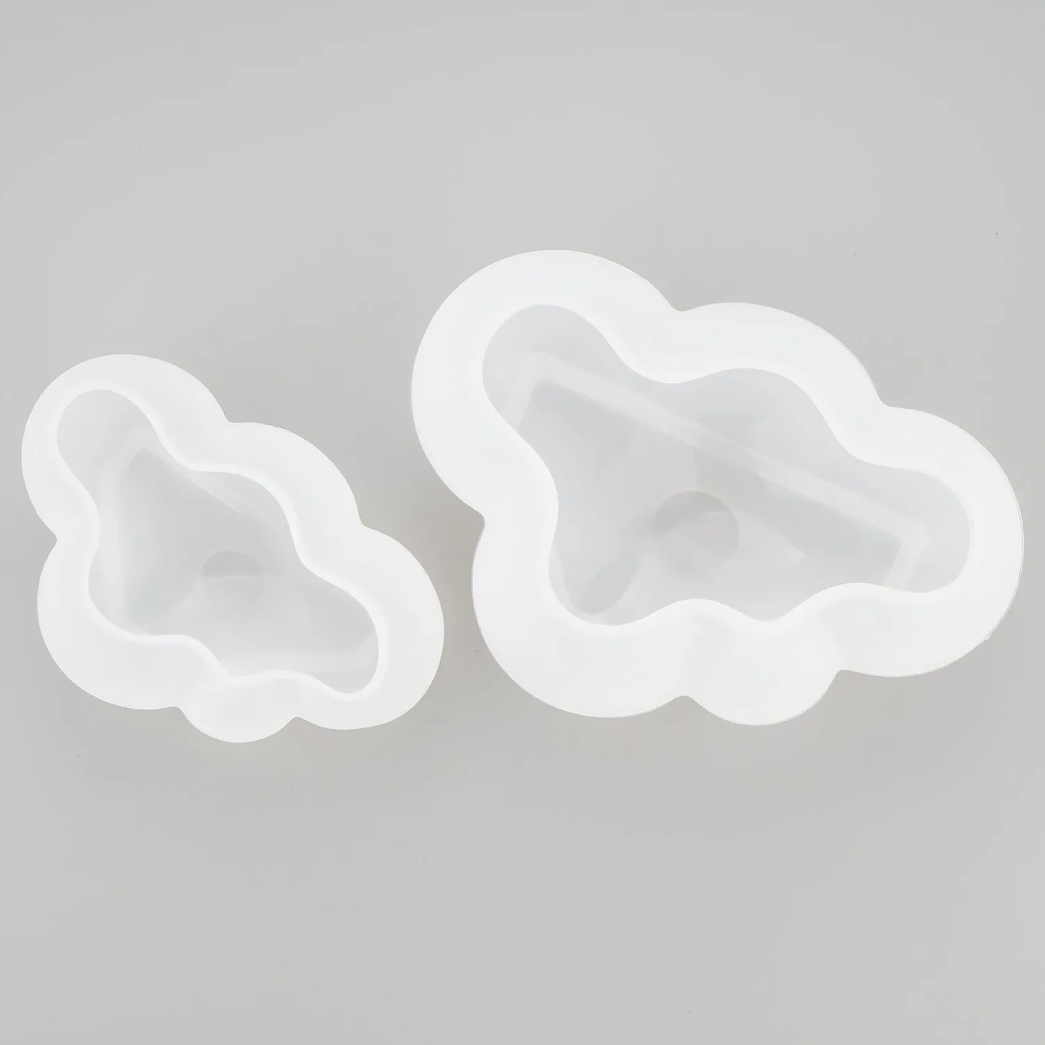 1 pc Shiny 3D Cloud Shape Mold Silicone Chocolate Mold DIY Resin Mold For Home Decor 103979