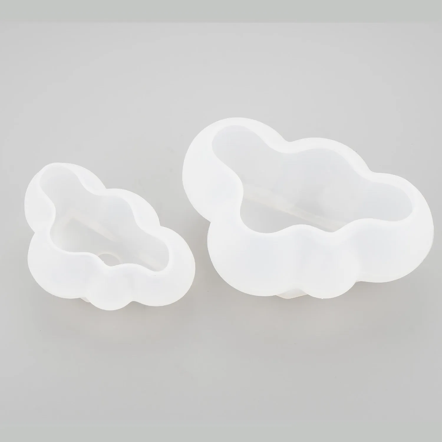 1 pc Shiny 3D Cloud Shape Mold Silicone Chocolate Mold DIY Resin Mold For Home Decor 103979