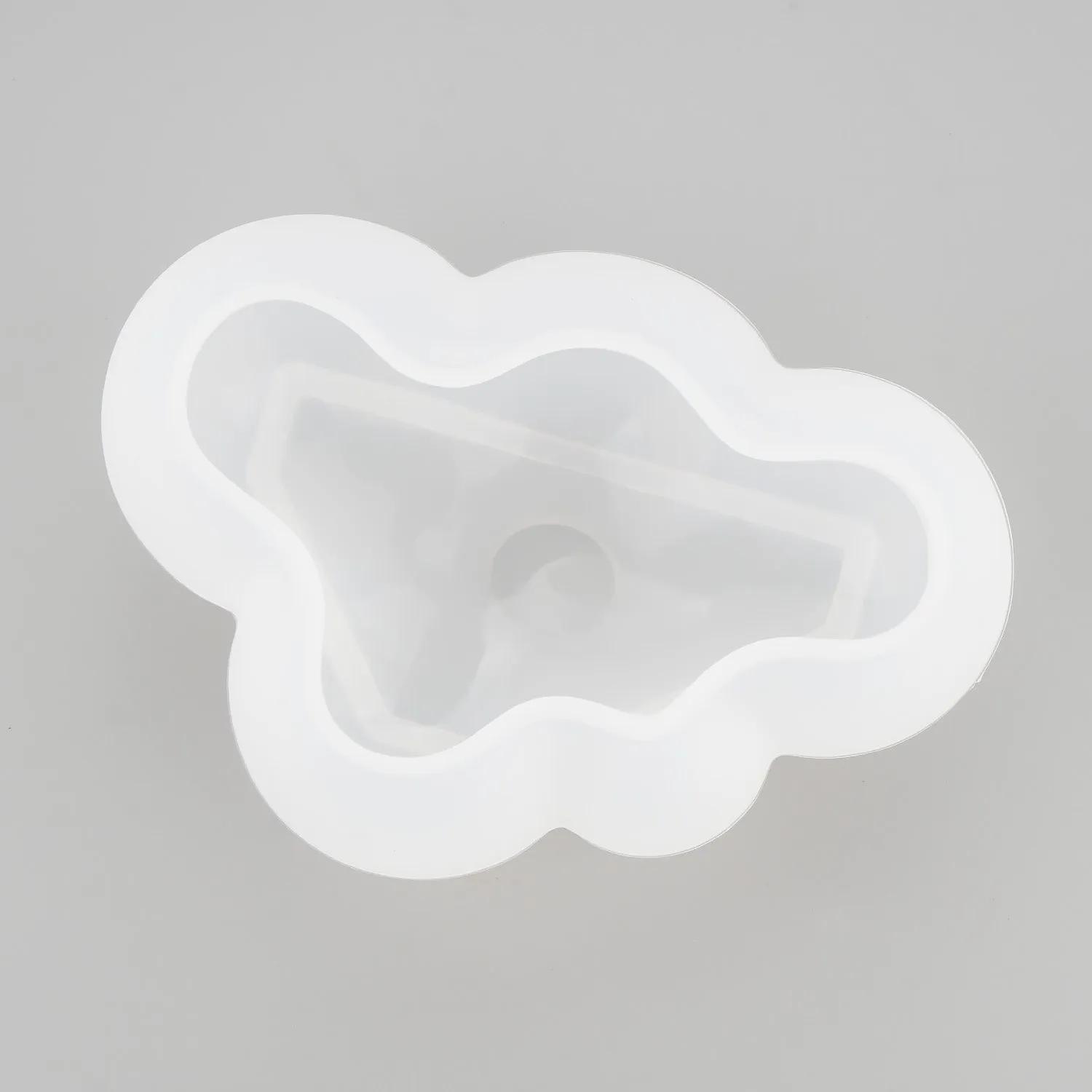 1 pc Shiny 3D Cloud Shape Mold Silicone Chocolate Mold DIY Resin Mold For Home Decor 103979