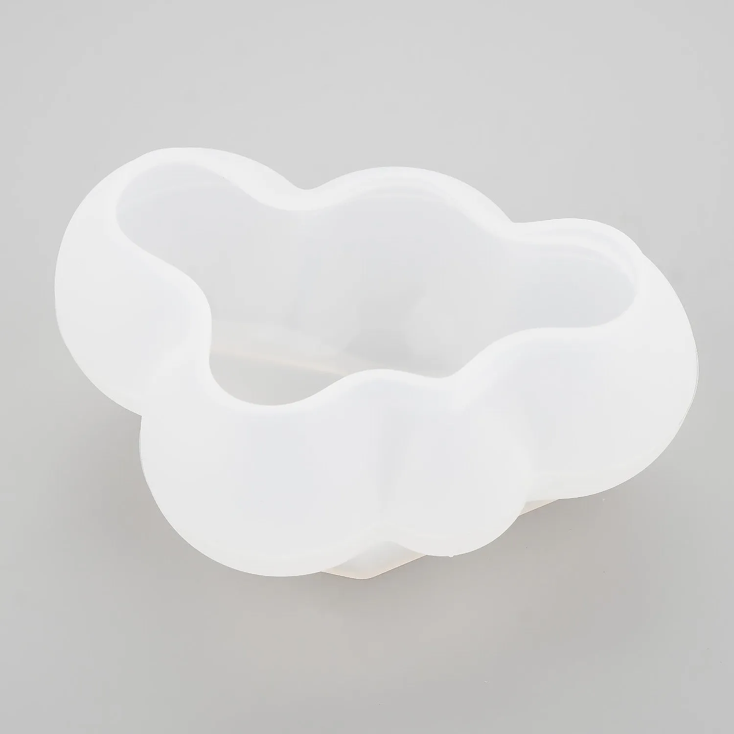 1 pc Shiny 3D Cloud Shape Mold Silicone Chocolate Mold DIY Resin Mold For Home Decor 103979