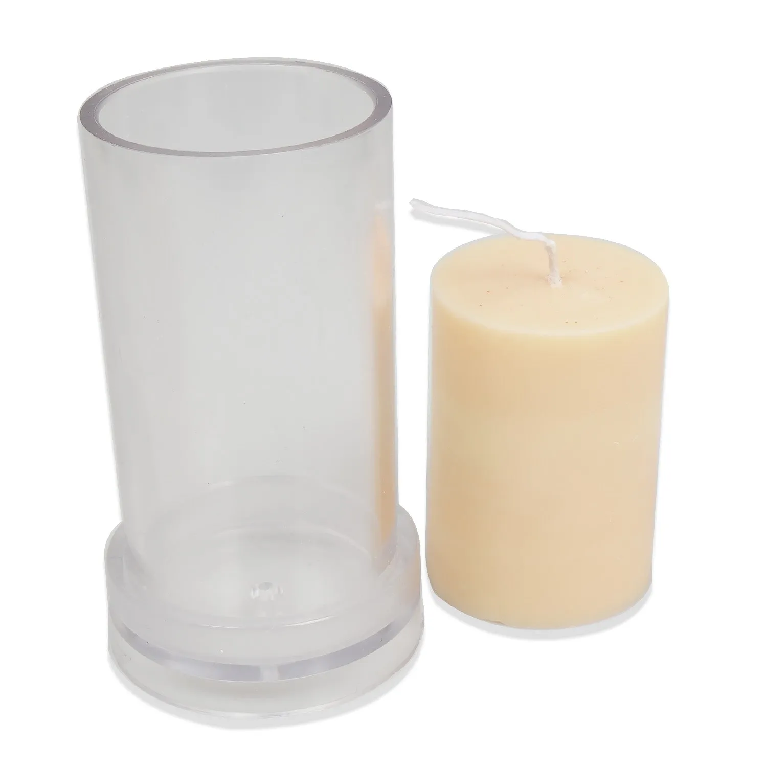 1 PCS Plastic Candle Mold, Cylinder Shape Candle Mold, DIY Candle Mold for Wax multiple sizes 103623