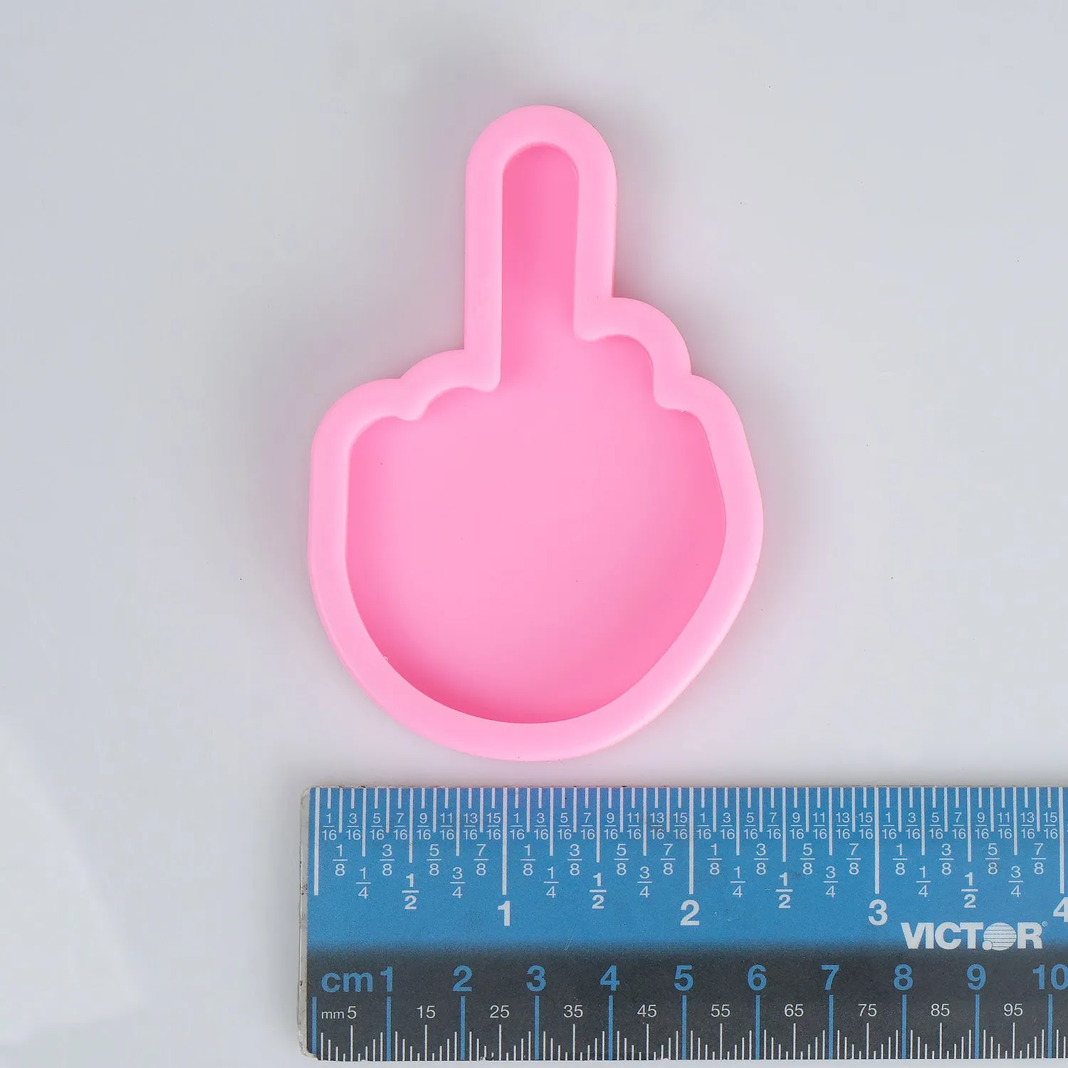 1 piece Silicone Middle Finger Mold Keychain Mold Crystal Resin Epoxy Mold 10337150