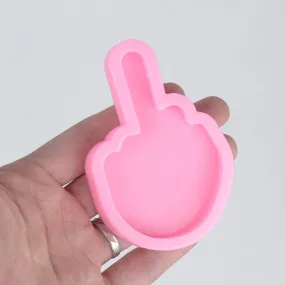 1 piece Silicone Middle Finger Mold Keychain Mold Crystal Resin Epoxy Mold 10337150