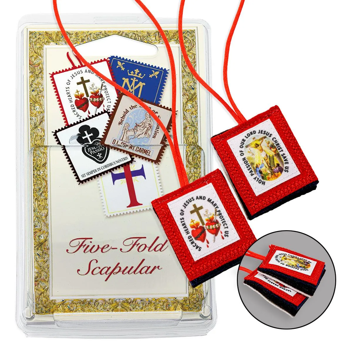 5-Fold Wool Scapular