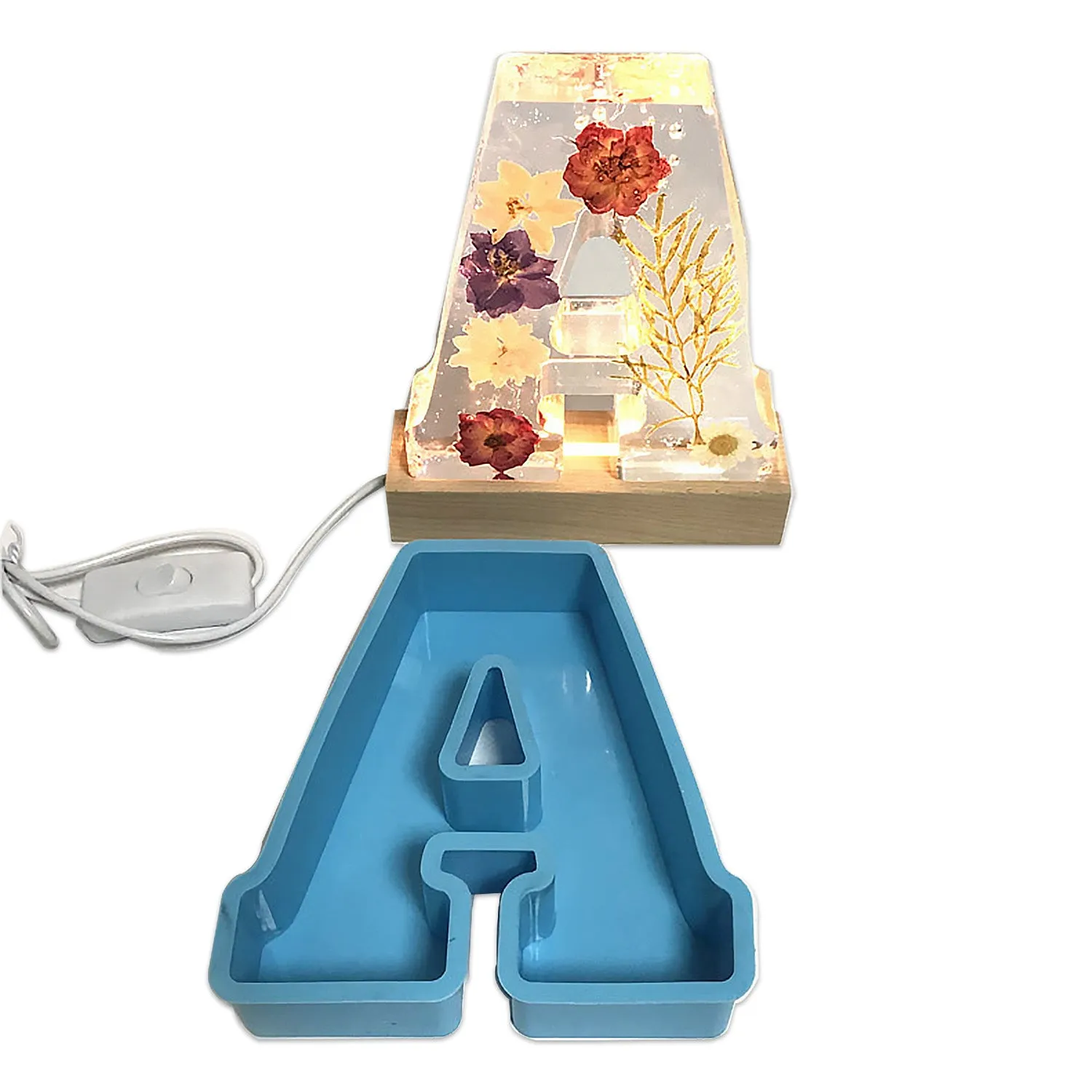 6 Large Alphabet Resin Mold, Resin Casting mold, A-Z Huge Letter Resin Molds, Alphabet Lamp Mold, GIFT