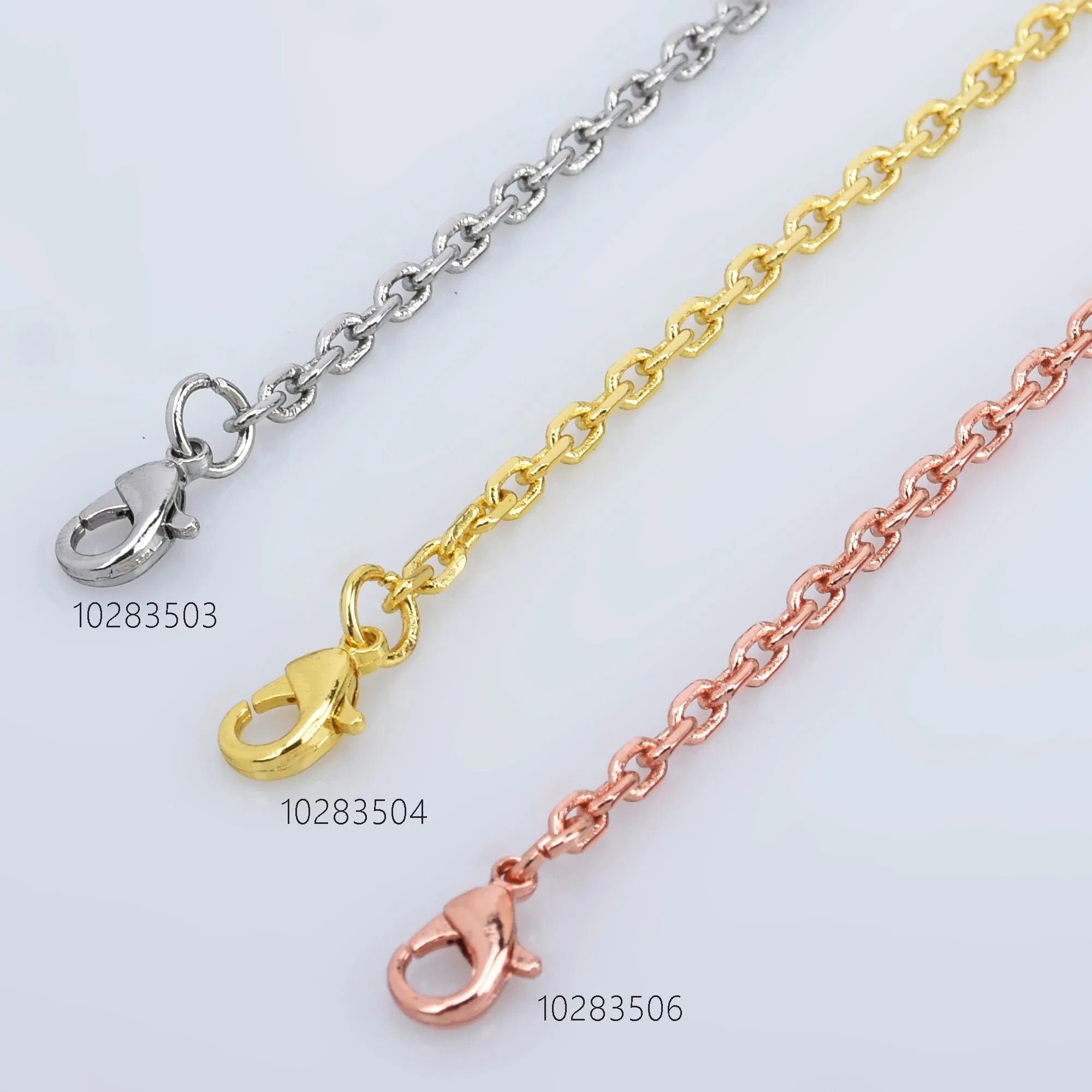 7 Brass Bracelet chain With Extension Chain Charm Bracelet Chain Wholesale Chain bracelet 5pcs 102835