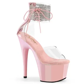 7 Inch Heel ADORE-724RS Clear Baby Pink