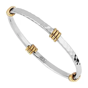 A Najo Tumbaga Amarres Sterling Silver Bangle