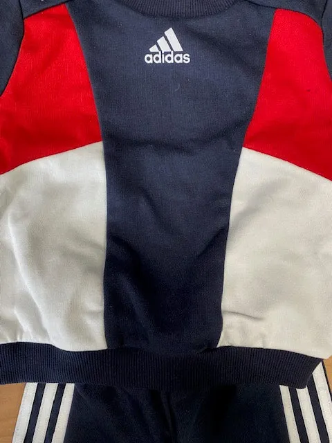 Adidas 3 stripes CB FT Jogger tracksuit HR5879 blue red white