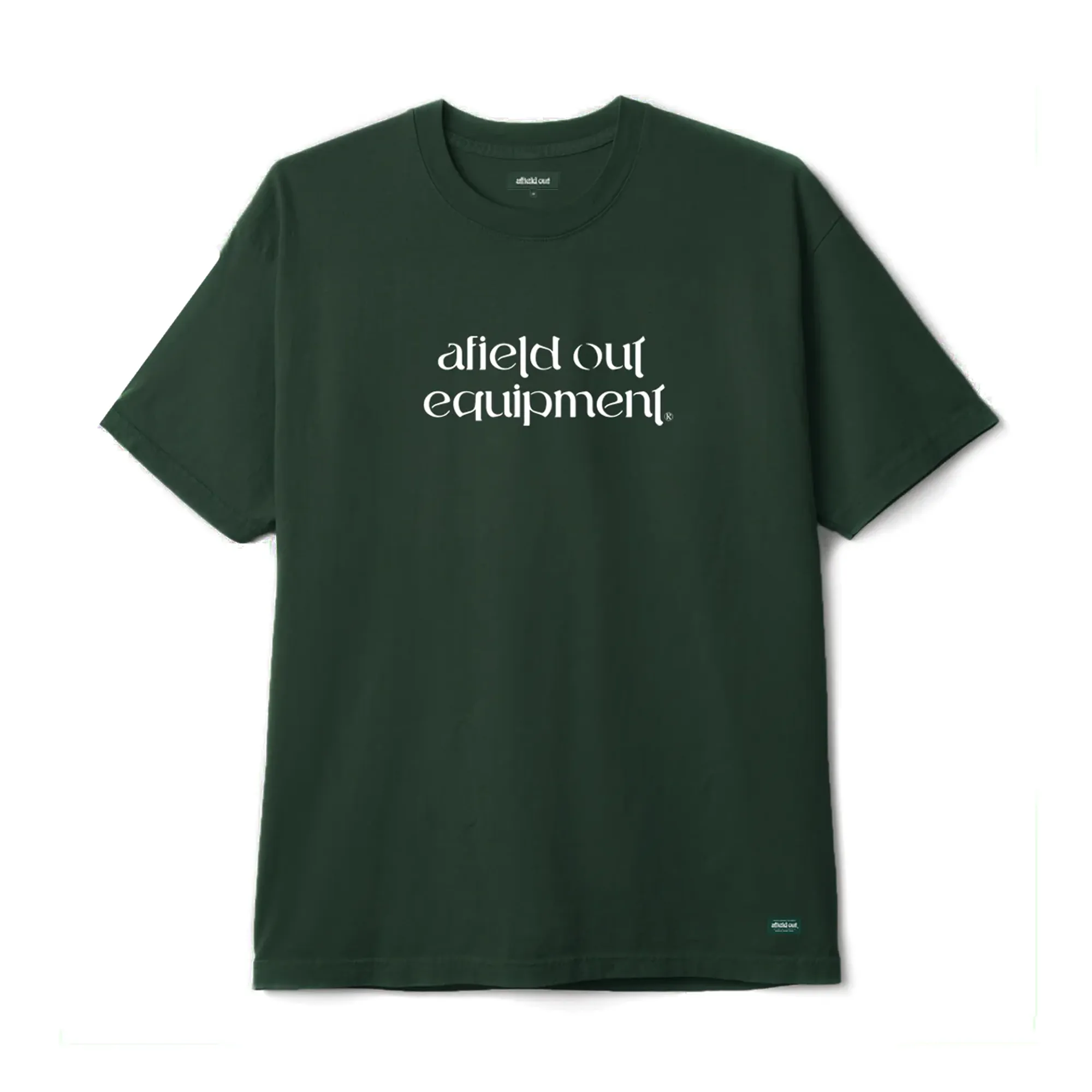 Afield Out Equipment Tee Forest Green