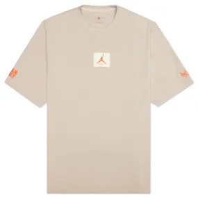 Air Jordan x Shelflife T-Shirt - Rattan/Total Orange