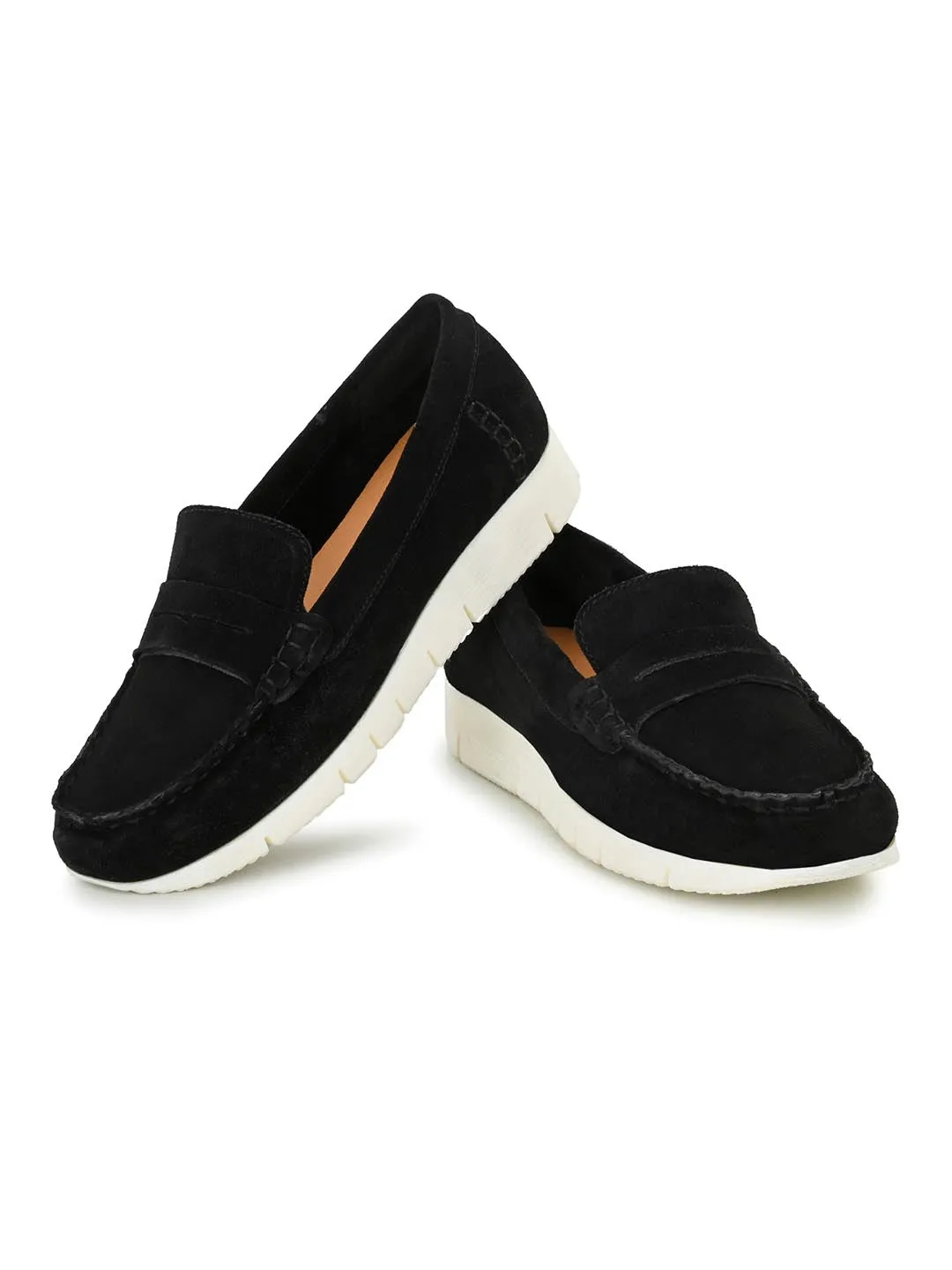 Alberto Torresi All Day Suede Thick Sole Loafer/ Sneaker for Women