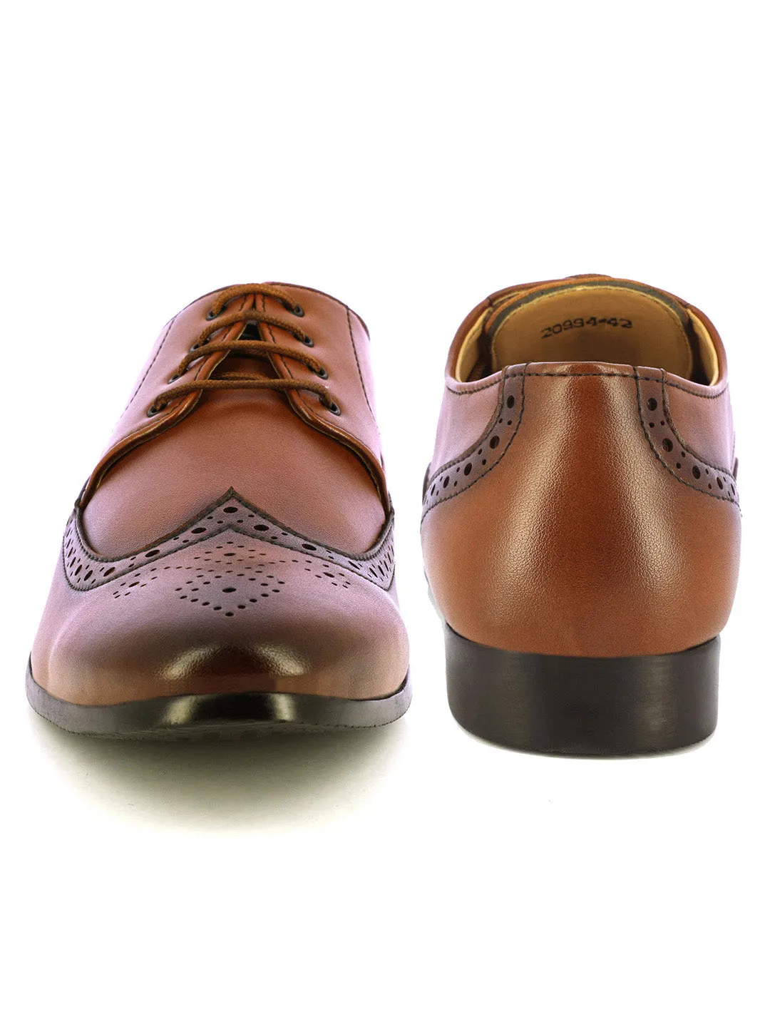 Alberto Torresi Koustom Tan Formal Shoes