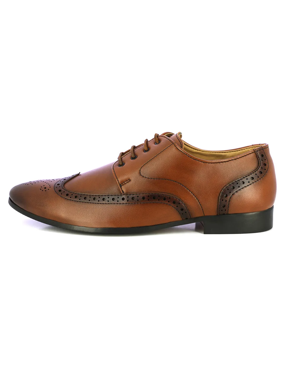 Alberto Torresi Koustom Tan Formal Shoes