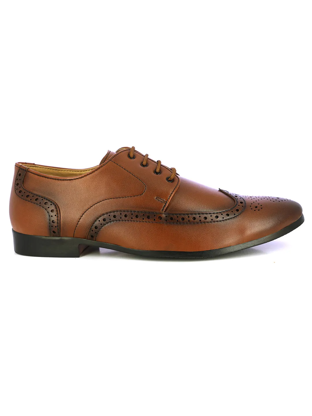 Alberto Torresi Koustom Tan Formal Shoes