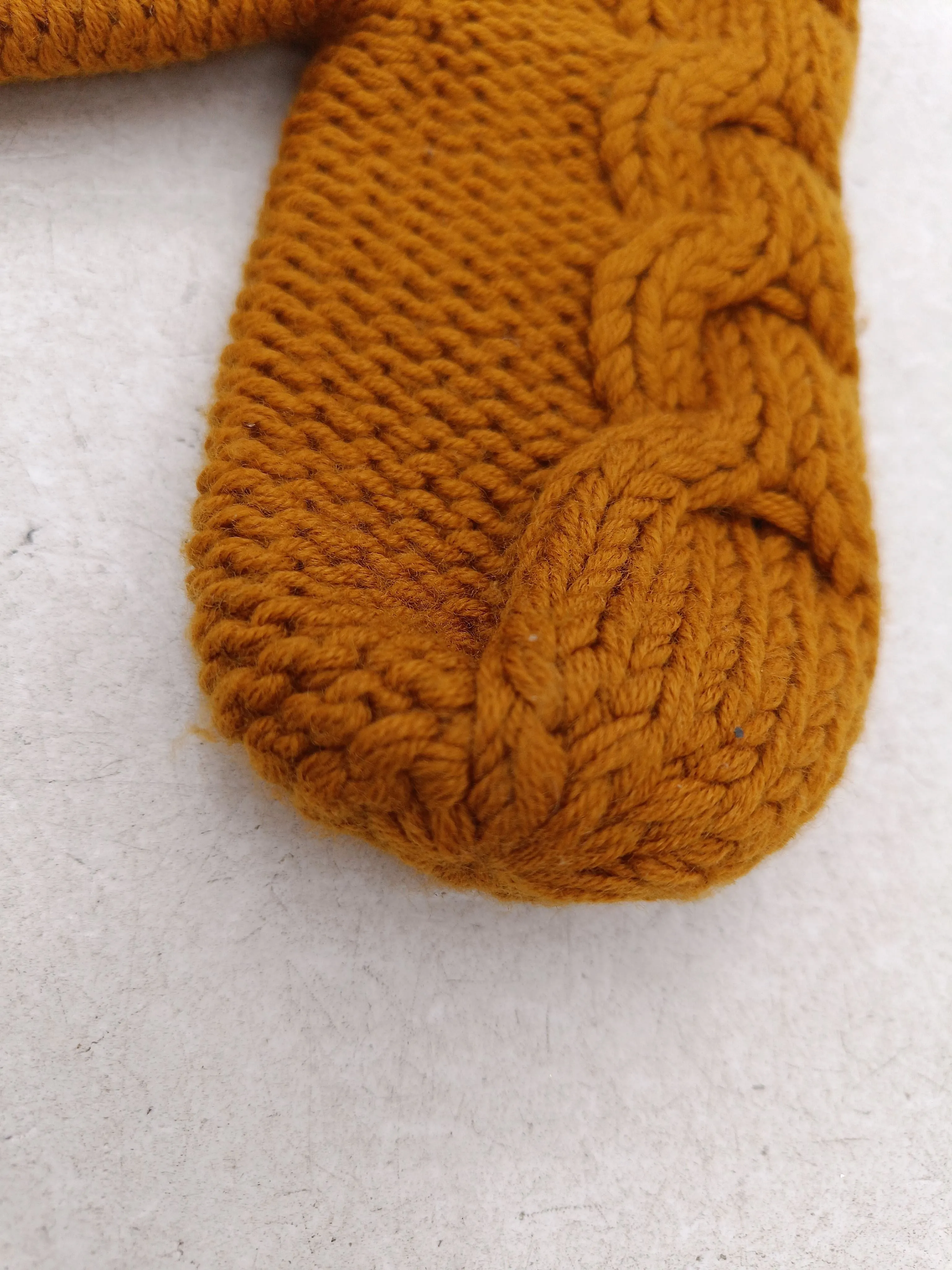 & Other Stories Women's Gloves Yellow 100% Wool