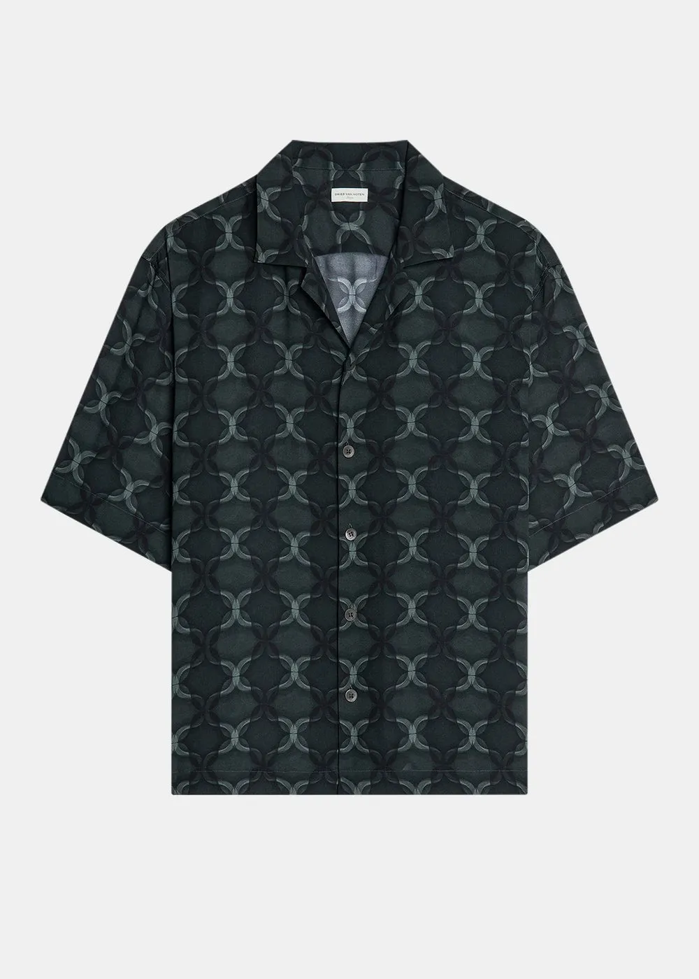 Anthracite Boxy Hawaian Shirt