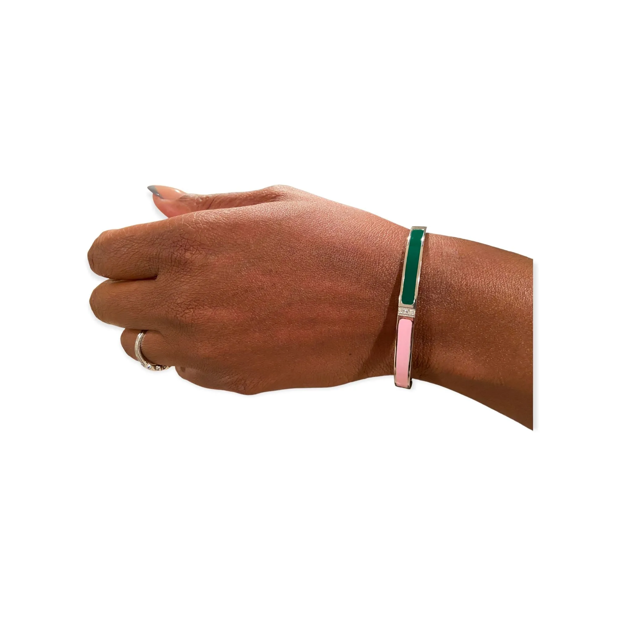 Bahia Pink and Green Bracelet