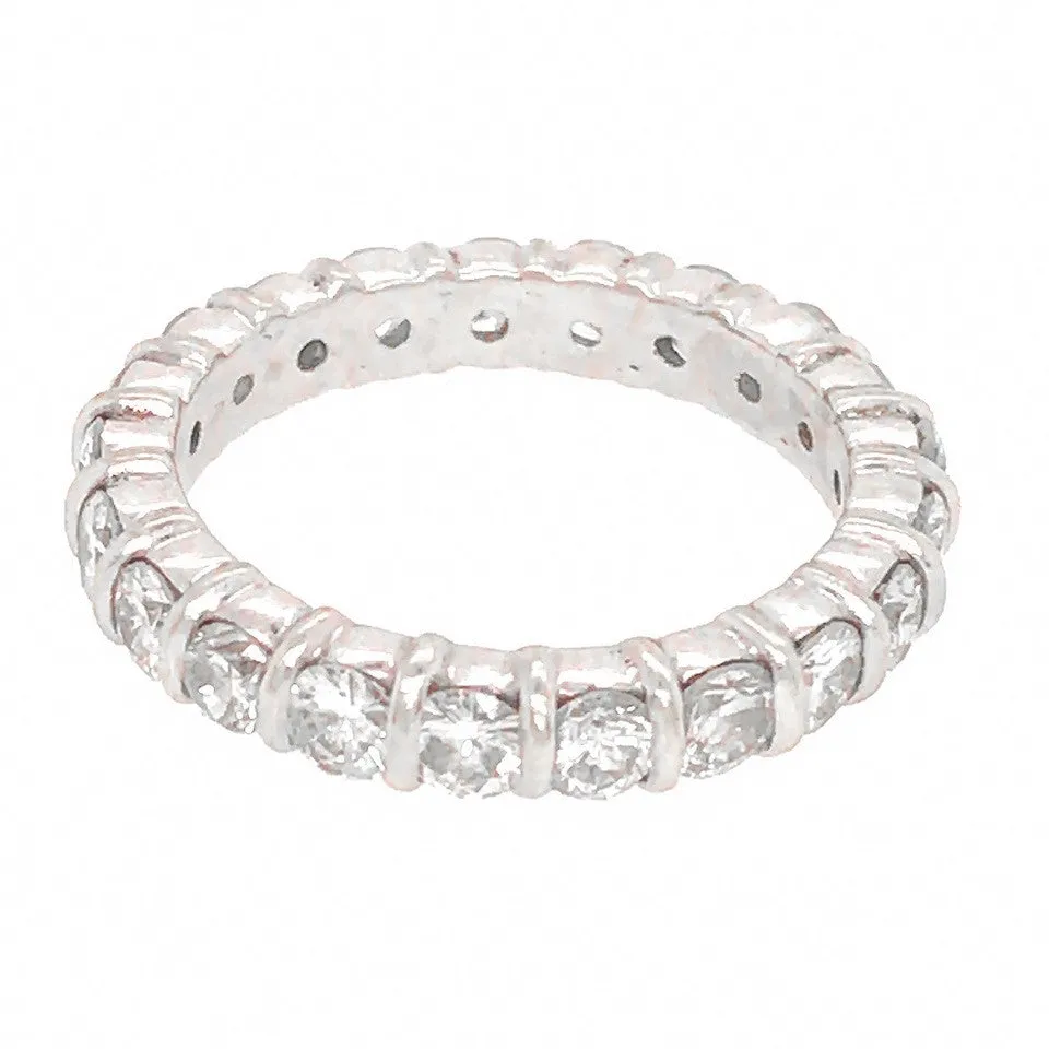 Bar-Set Diamond Eternity Band