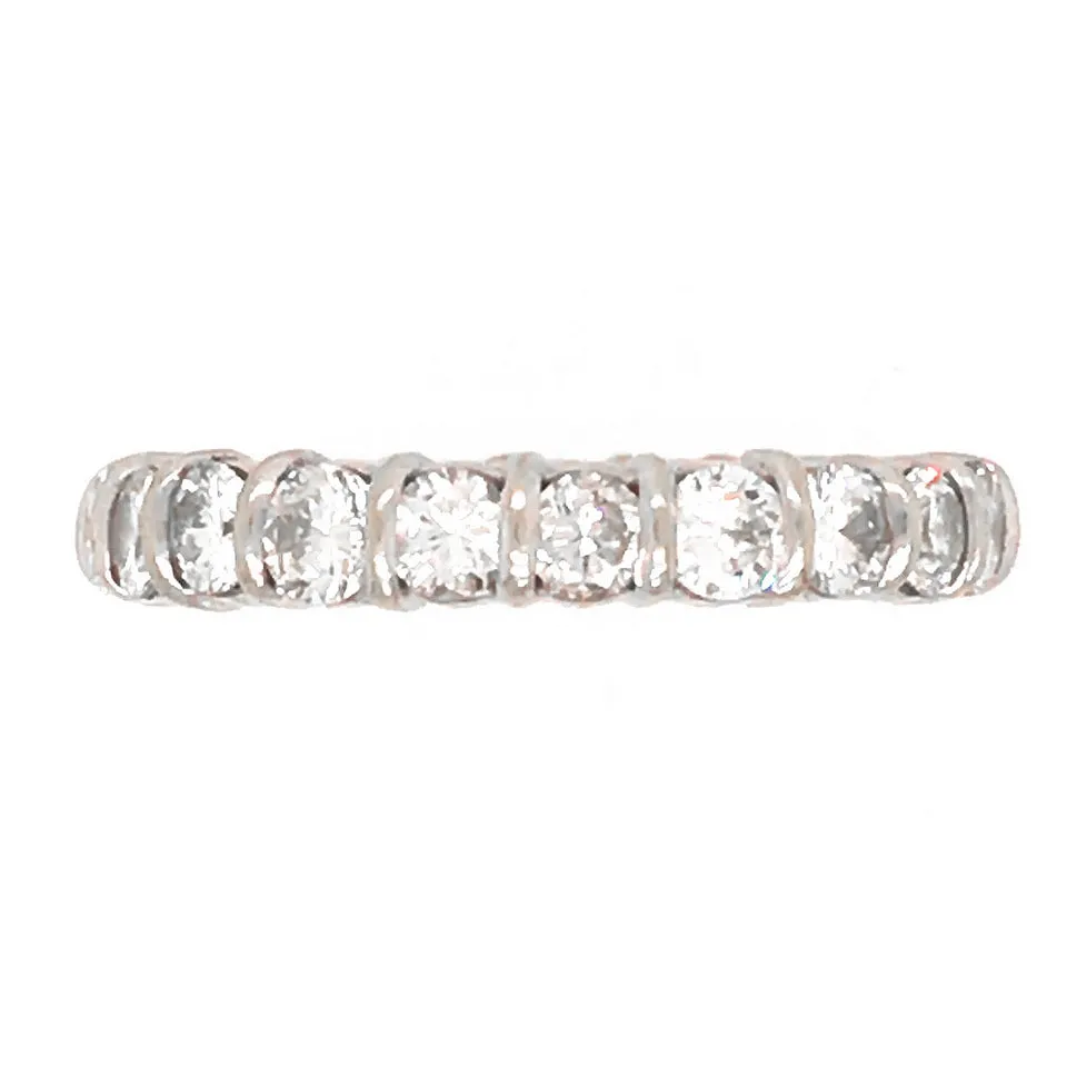 Bar-Set Diamond Eternity Band