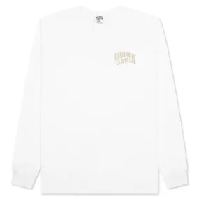 BB Arch L/S Tee - White