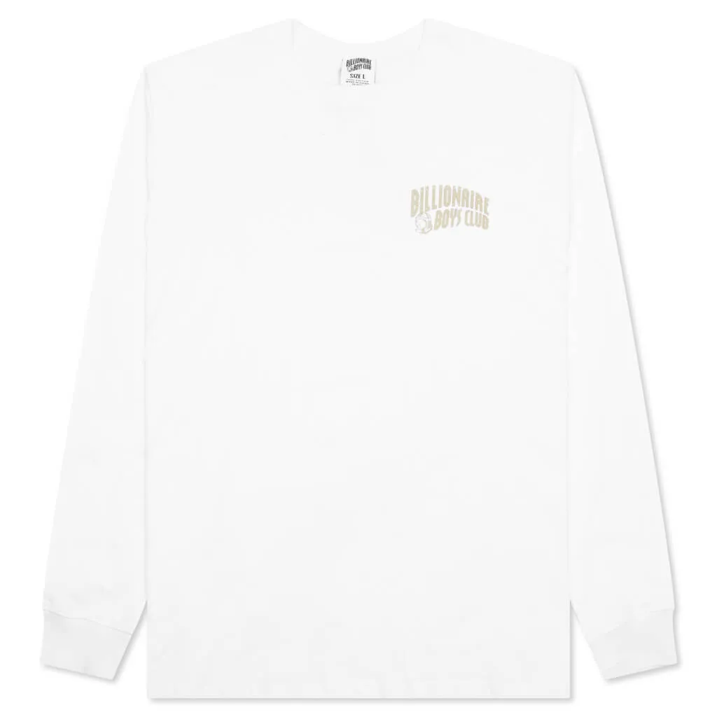 BB Arch L/S Tee - White