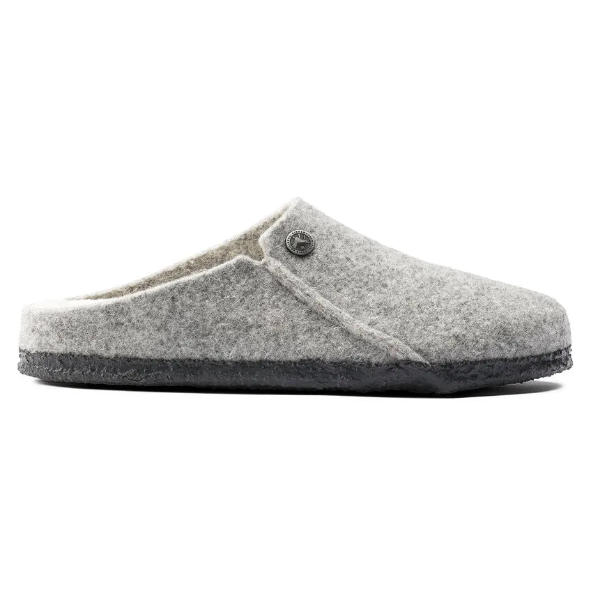 Birkenstock UNISEX Zermatt Shearling Wool Felt (Light Gray - Narrow Fit)