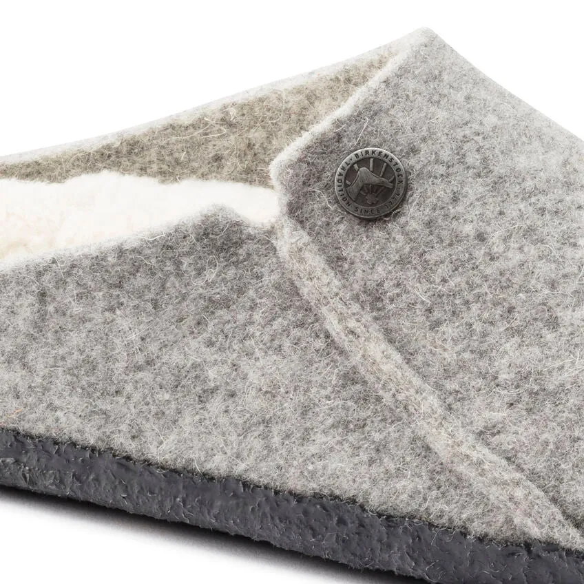 Birkenstock UNISEX Zermatt Shearling Wool Felt (Light Gray - Narrow Fit)