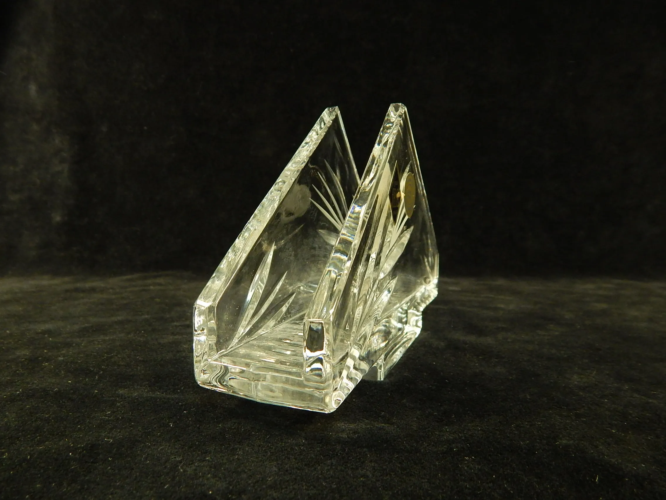 Bohemia Crystal Napkin Holder - Like New!