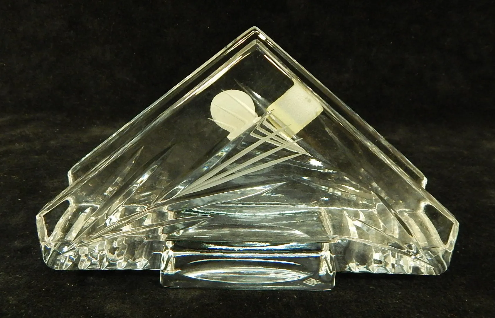 Bohemia Crystal Napkin Holder - Like New!