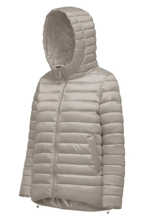 Bomboogie women's hooded jacket GW8351TDLC4 503 crystal grey