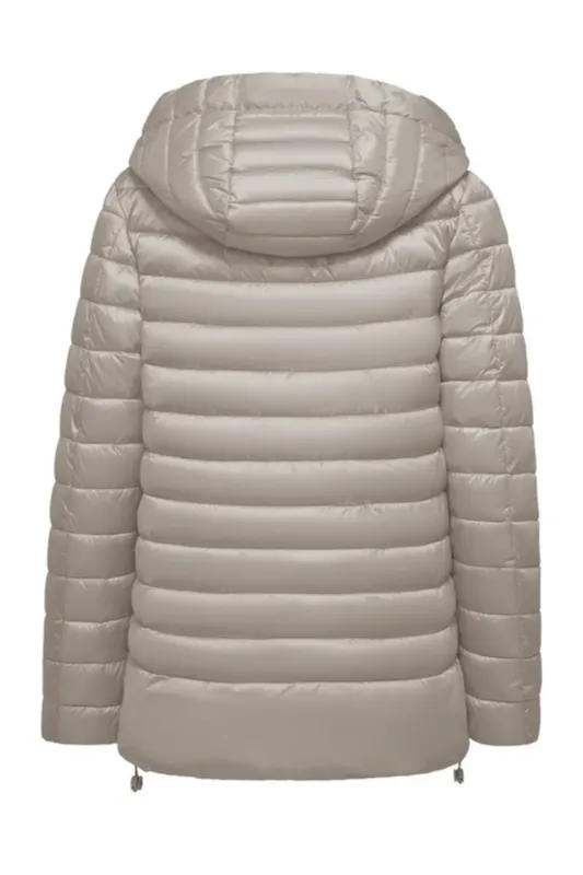 Bomboogie women's hooded jacket GW8351TDLC4 503 crystal grey