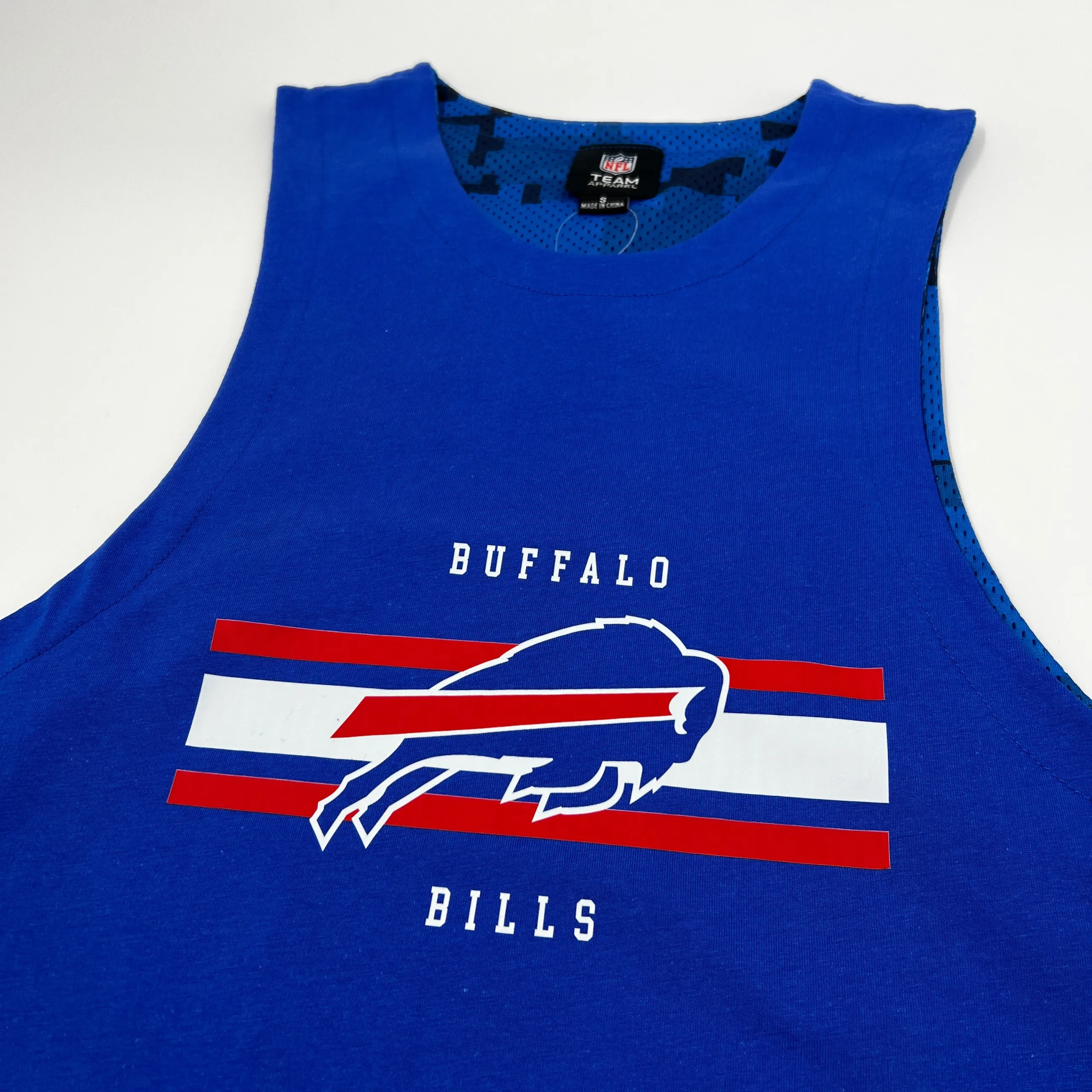 Buffalo Bills Royal & Mesh Reversible Muscle Tank Top