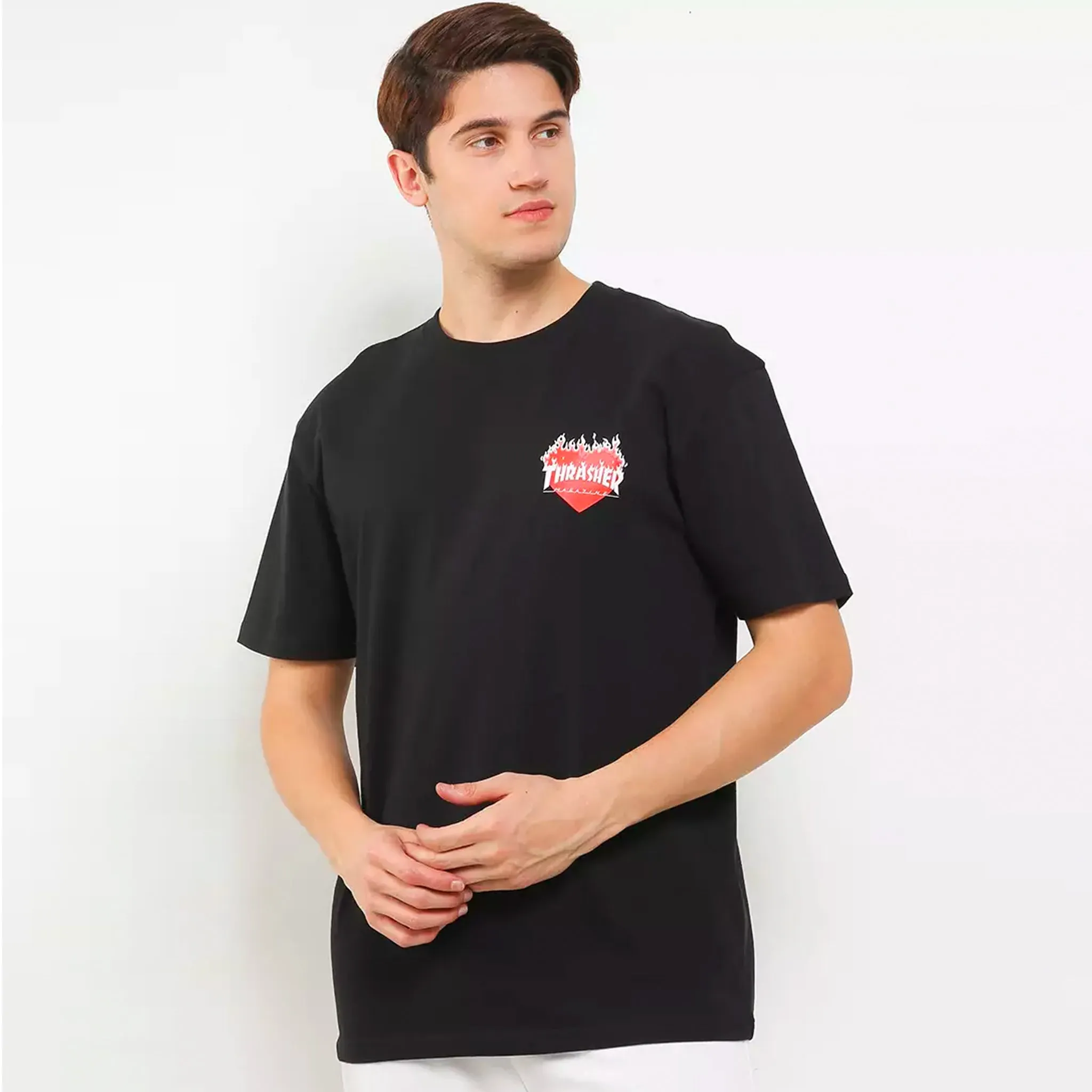 BURNING HEART TEE (Black)