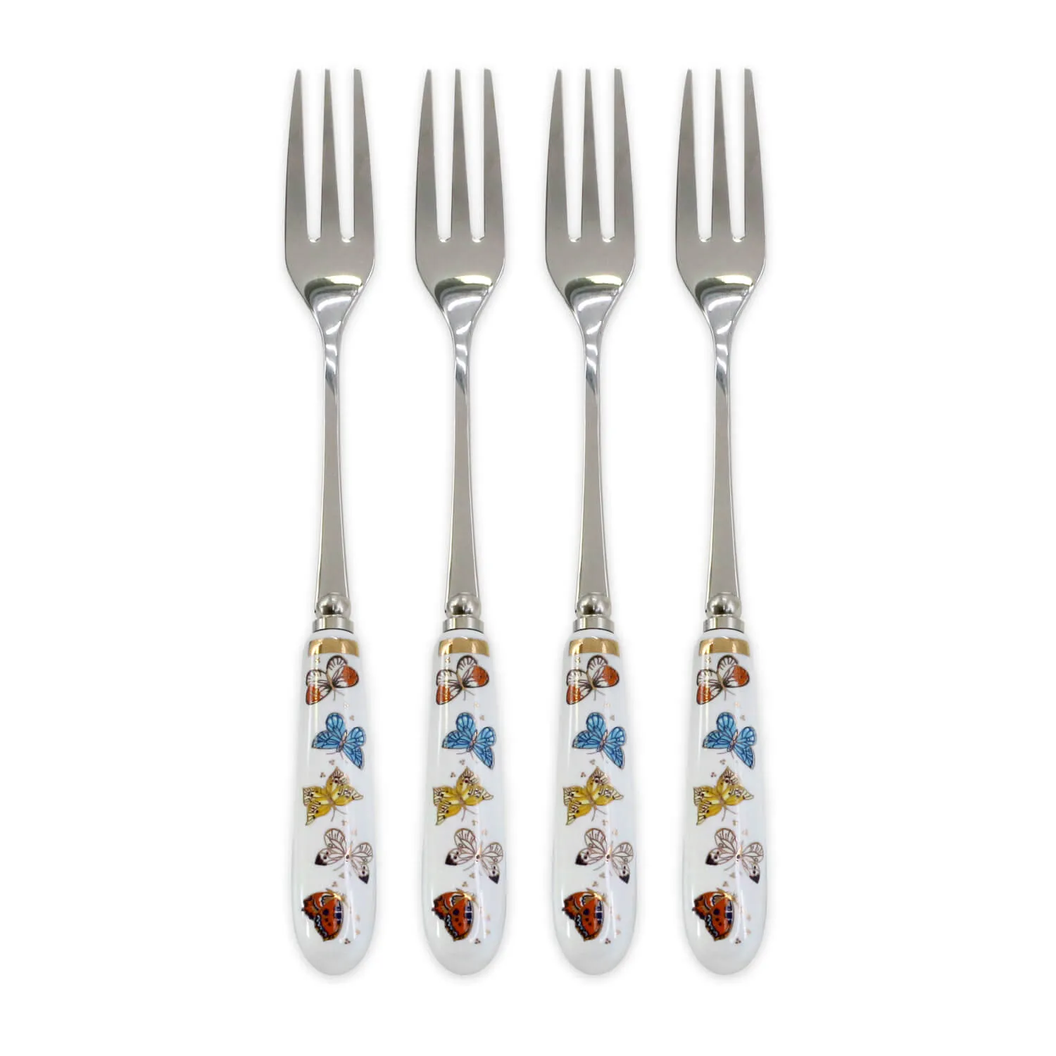 Butterfly Pastry Forks Set of 4