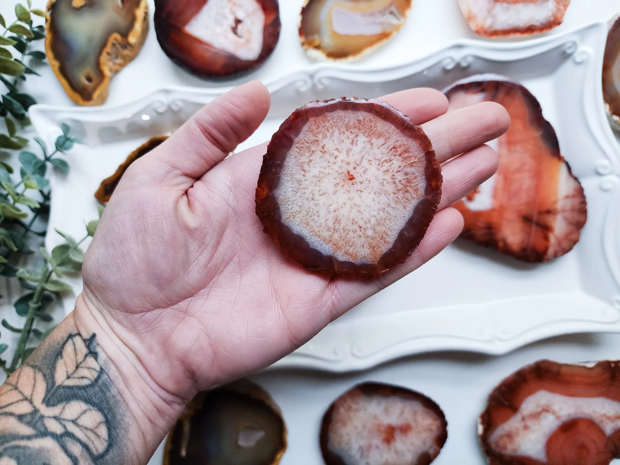 Carnelian Raw & Polished Slab || Madagascar