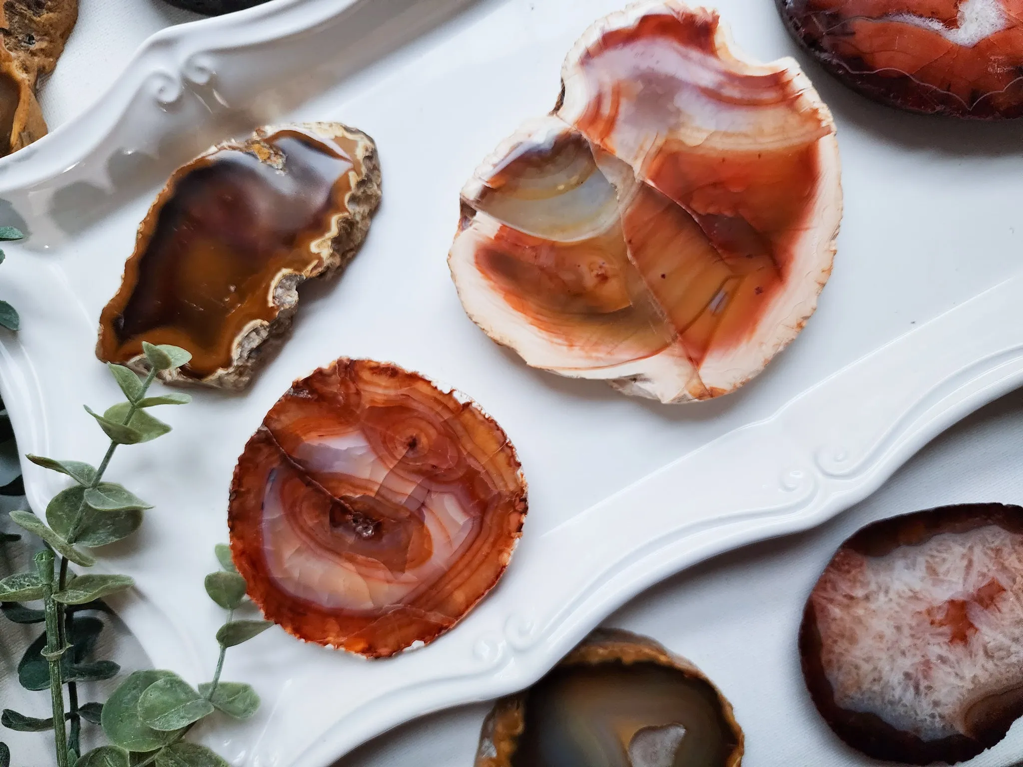 Carnelian Raw & Polished Slab || Madagascar