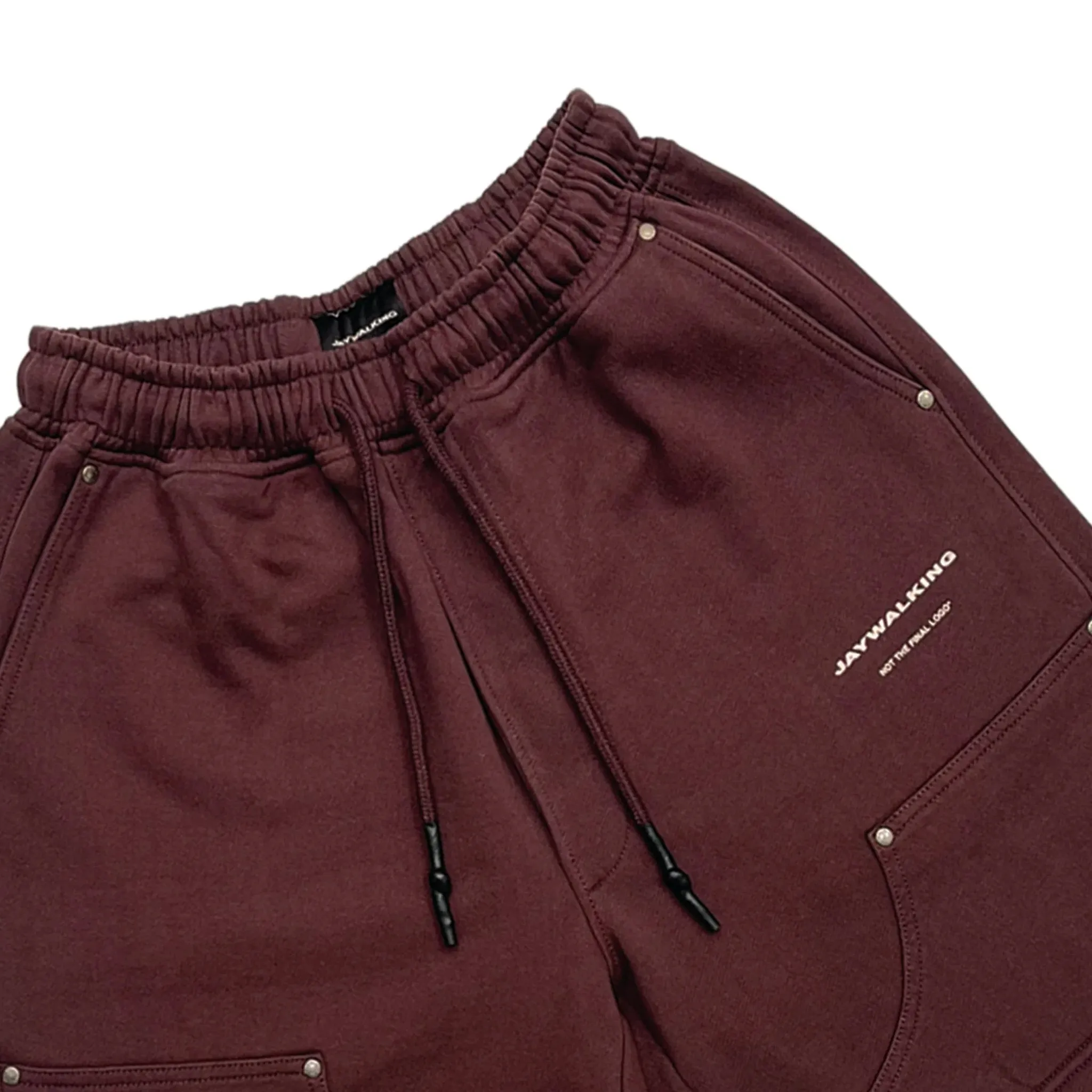 Carpenter Shorts (Burgundy)