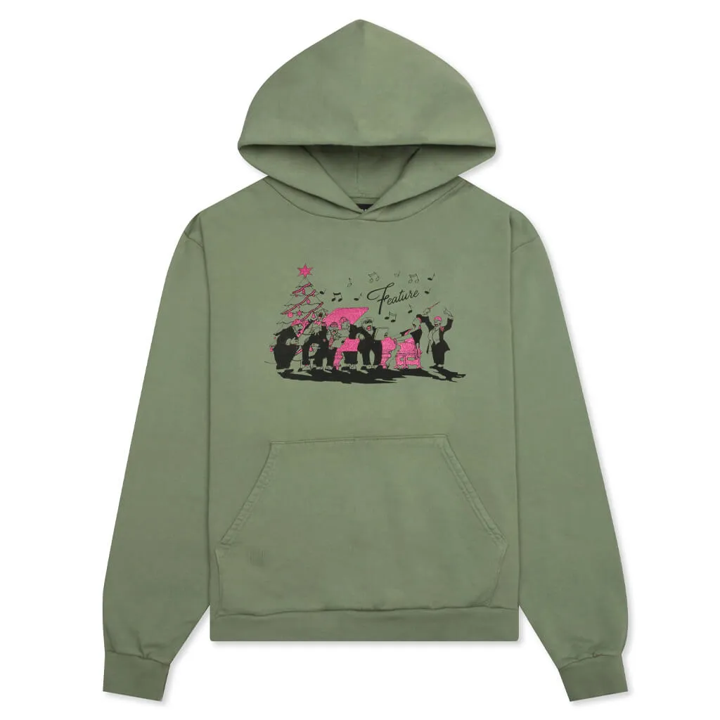 Choir Hoodie - Oil Green