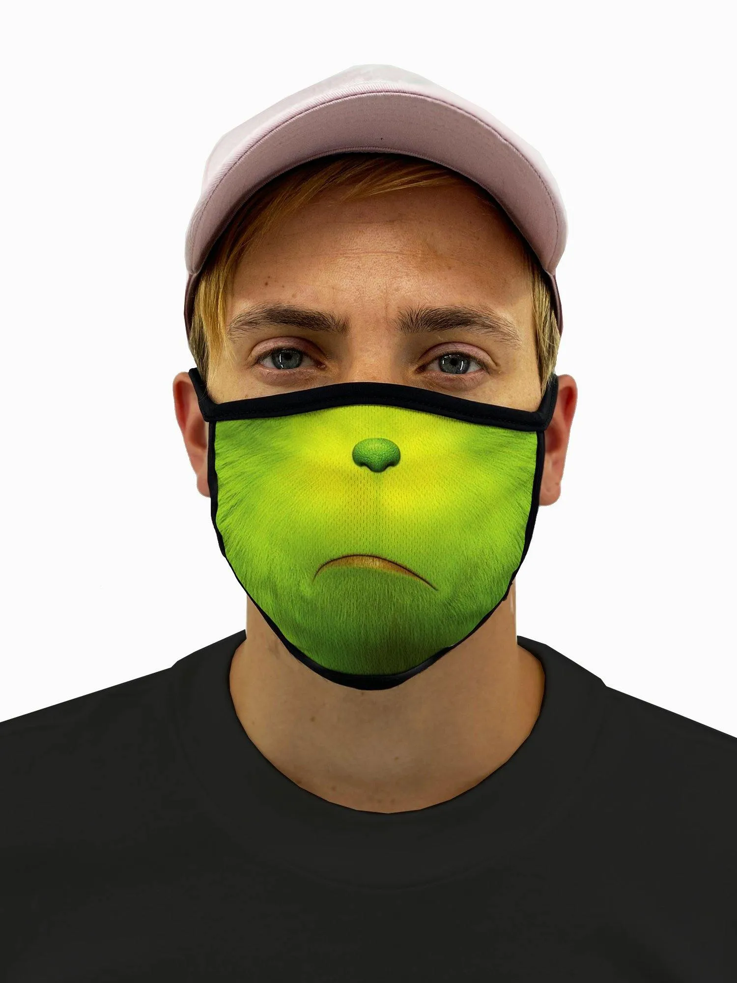 Christmas Grouch Face Mask With Filter Pocket