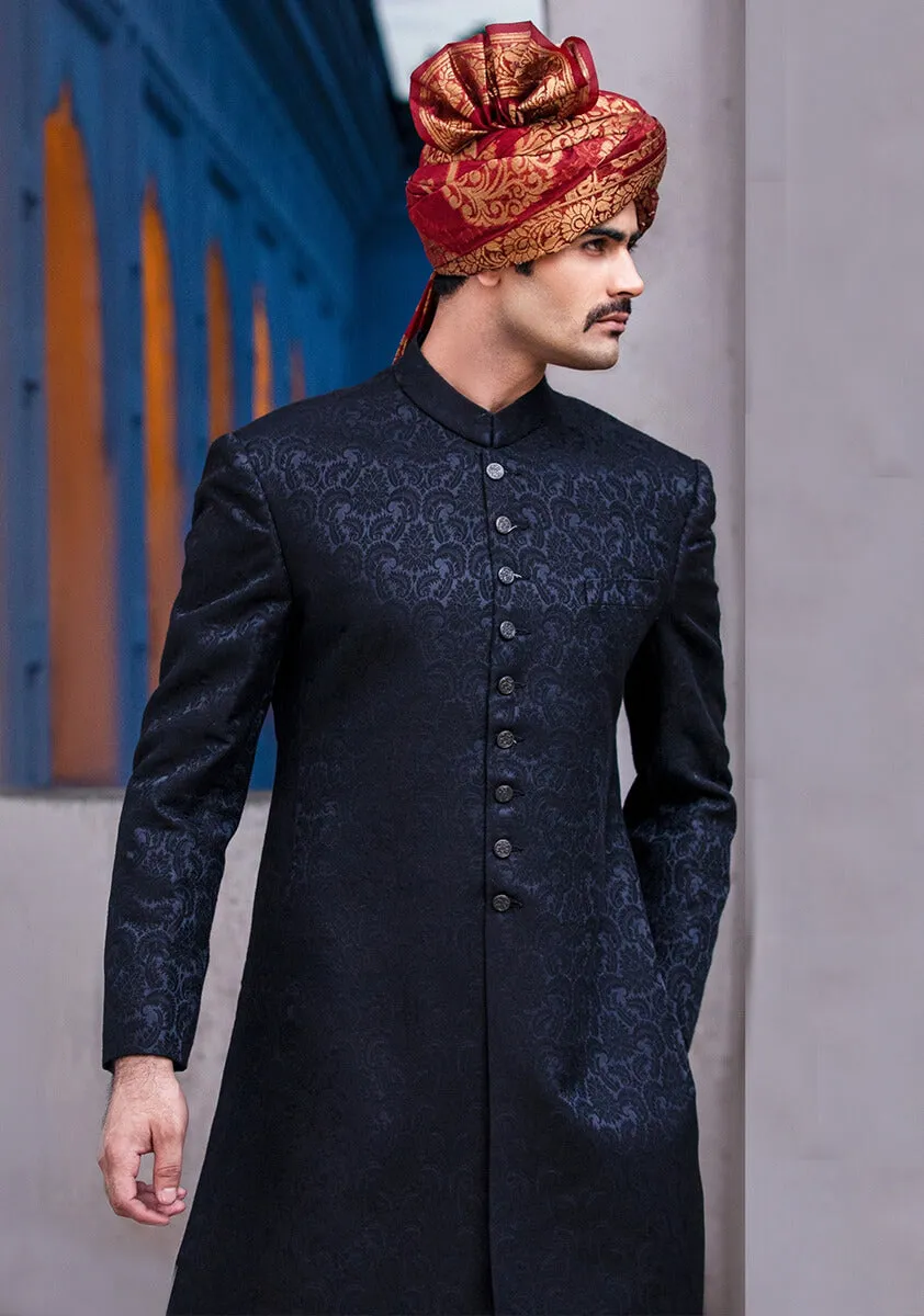 Classic Tap Shoe Karandi Traditional plain Sherwani