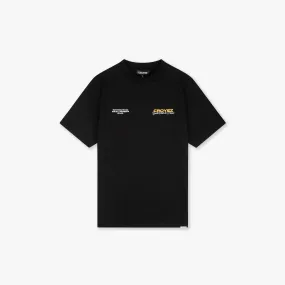 CROYEZ YACHT CLUB T-SHIRT - BLACK/YELLOW