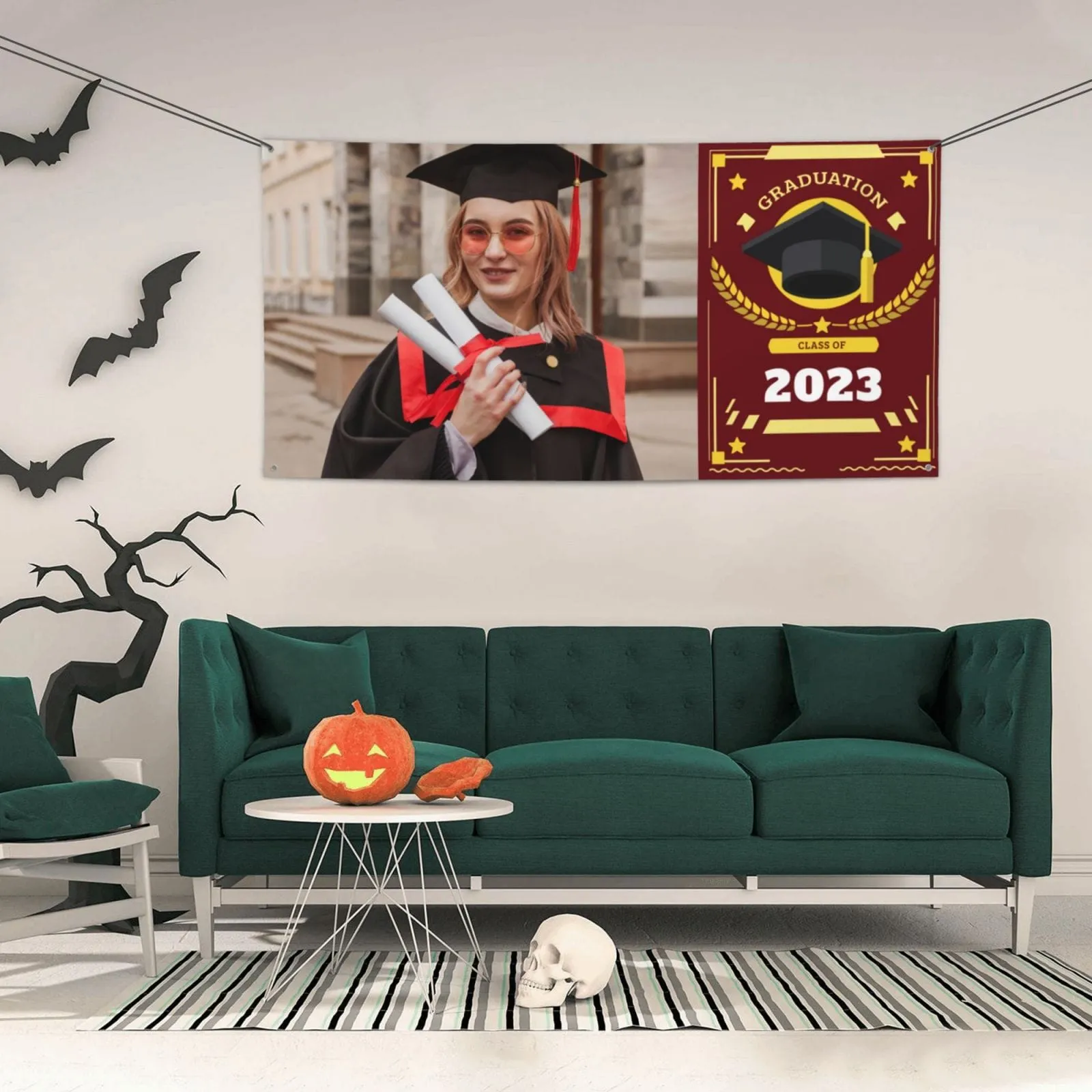 Custom Photo Congratulations Class Of 2023 Happy Graduation Congrats Banner Graduation Gift