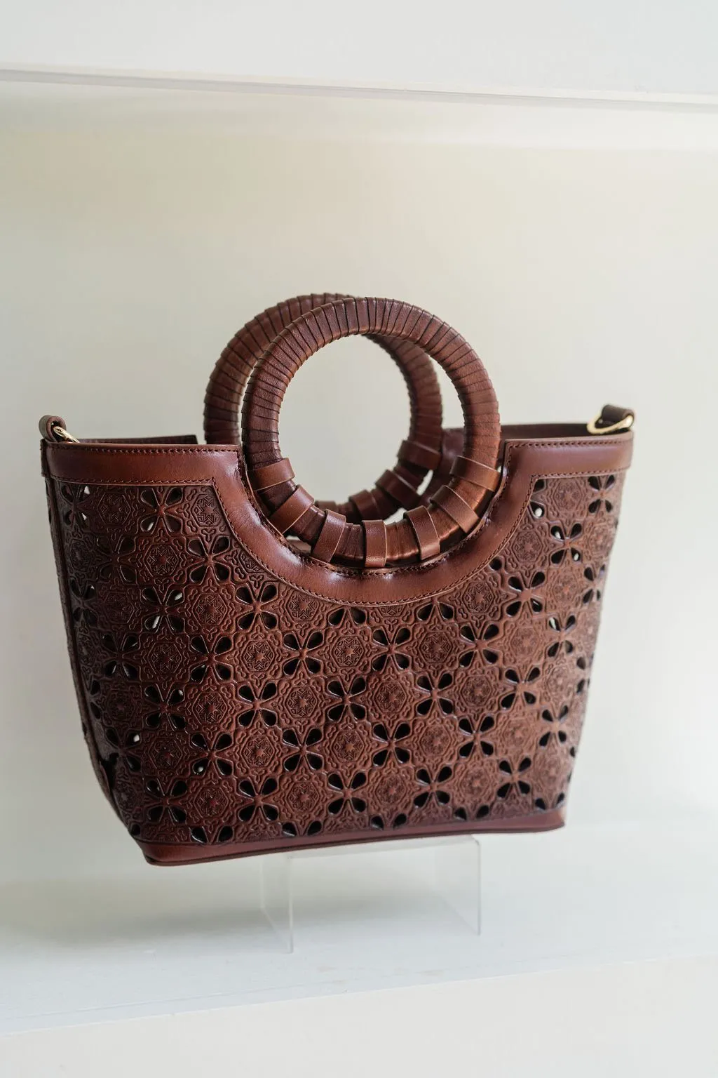 Dark Brown Mercy Mini Tote Bag