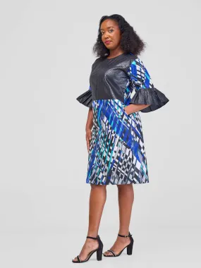 Dewuor Cindy Dress - Blue