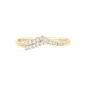 Diamond Chevron Eternity Band