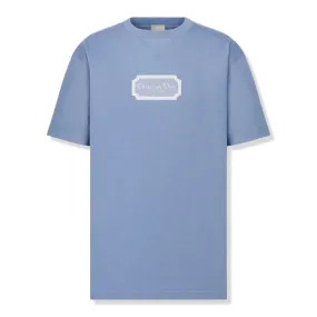 Dior 'Christian Dior Couture' Relaxed Fit Blue T Shirt