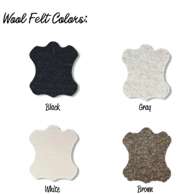 DP Saddlery Wool Felt Pad Bueckeburger/Amarant/Jerez