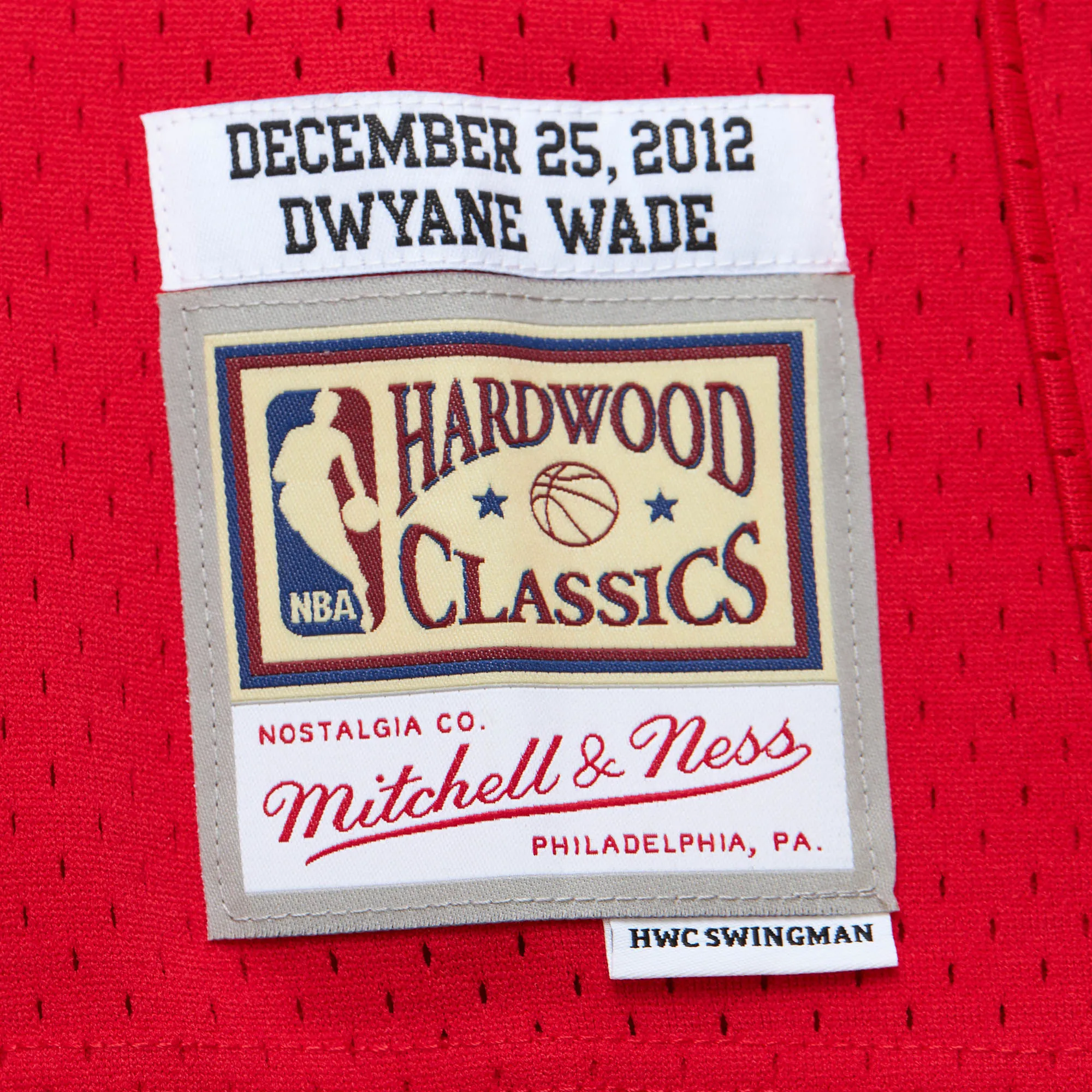 Dwyane Wade Mitchell & Ness 2012-13 Christmas Day Swingman Jersey