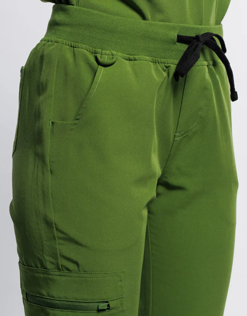 Essential Jogger Scrub Pants - Fern Green